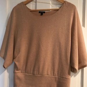 Excellent like new gold shimmery shirt